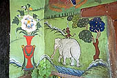 Ladakh - Likir gompa, mural paintings